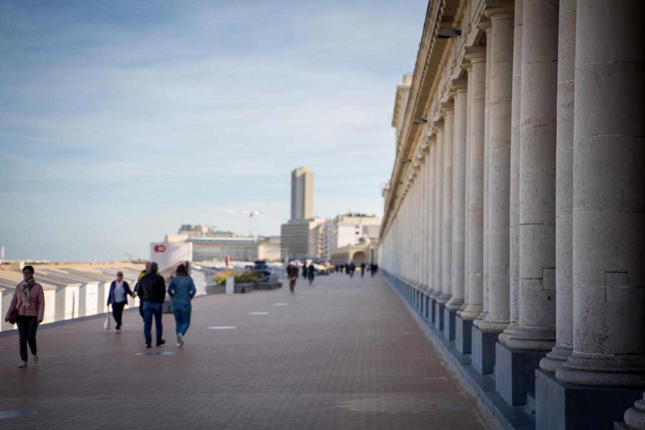 Gezellig App In De Belle Epoque Wijk Van Oostende Eksteriør bilde