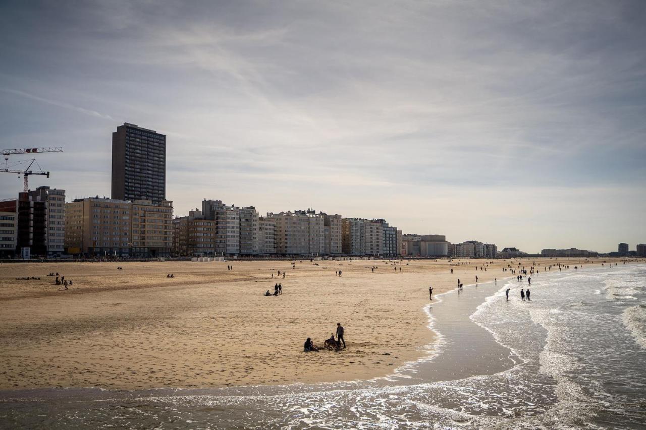 Gezellig App In De Belle Epoque Wijk Van Oostende Eksteriør bilde